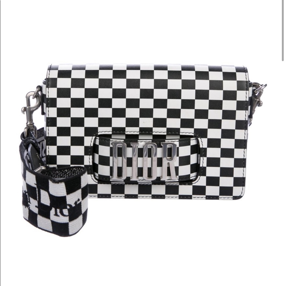 Christian Dio(R)evolution Checkered Bag